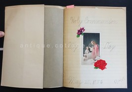 1956 Vintage Patrick Loftus Handritten Catholic Abc Book Handmade Phila Pa - £37.78 GBP
