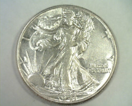 1943 Walking Liberty Half Dollar Choice About Uncirculated Ch. Au Nice Coin - £19.77 GBP