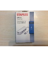 STAPLES USB 2.0 TRAVEL HUB - 4 Ports - Free Shipping - $217.25 MXN
