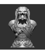 Predator Bust File Stl 3D printing created ZBrush Figurine 3D Print Assembly - $0.99