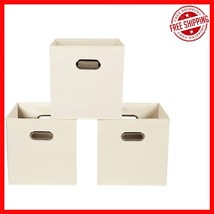 Versatile 3-Pack Fabric Cube Organizers - Space-Saving Storage Bins, Cre... - $500.24 MXN