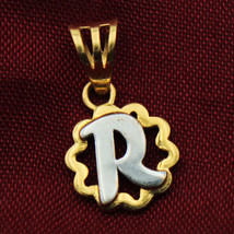 Customized Letter Art Jewelry New ! 22 Carat Dubai Gold Jewels Lockets Pendant - $176.72