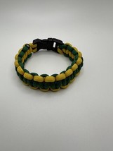 Vintage Paracord Bracelet Green Yellow Green Bay Packers 7.75 inches BrB2 - $150.60 MXN