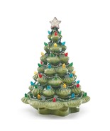 Lenox Treasured Traditions Green Lit Tree Figurine C210187 - £63.56 GBP