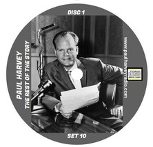 Paul Harvey (Set 10) The Rest of the Story 100 Episodes on 5 Audio CDs - $29.99