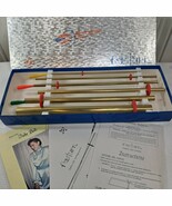 Vintage Fasturn Fabric Tube Turning System box Set 6 Brass Tubes &amp; 3 hoo... - $855.30 MXN