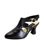 PEERAGE Jorja Women&#39;s Wide Width Leather Spool Heel Dress Pumps - $44.95