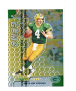 1999 Topps Finest Brett Favre Gems #126 w/ Coating Green Bay Packers Vik... - $46.32 MXN
