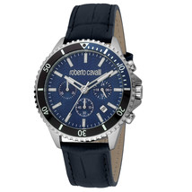 Roberto Cavalli Men&#39;s Classic Blue Dial Watch - RC5G049L0025 - £134.47 GBP