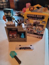 Treasure X Minecraft Caves &amp; Cliffs Stray and Bat Minifigure Set Complete - £14.30 GBP