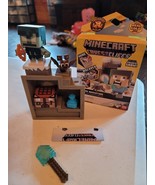 Treasure X Minecraft Caves &amp; Cliffs Stray and Bat Minifigure Set Complete - £14.16 GBP