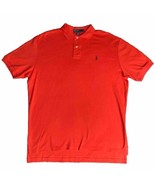 Polo Ralph Lauren Shirt Adult Large Red Cotton Golfing Rugby Preppy Outd... - £19.26 GBP