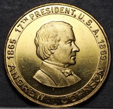 Andrew Johnson 17th President Bronze Locket ~ Mr. Veto ~ The Cutter ~ F/... - £5.39 GBP