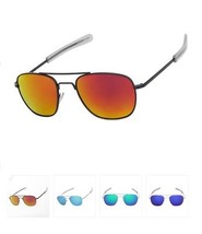 Mens Mirrored Aviator Sunglasses UV400 Stylish Reflective Lens Driving E... - $26.41 CAD