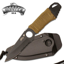 Master Usa MU-1121GN Neck Knife 6.75" Overall Item #: MU-1121GN - £6.34 GBP