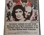 The Rocky Horror Picture Show [Original Soundtrack] by Various Artists... - $9.85