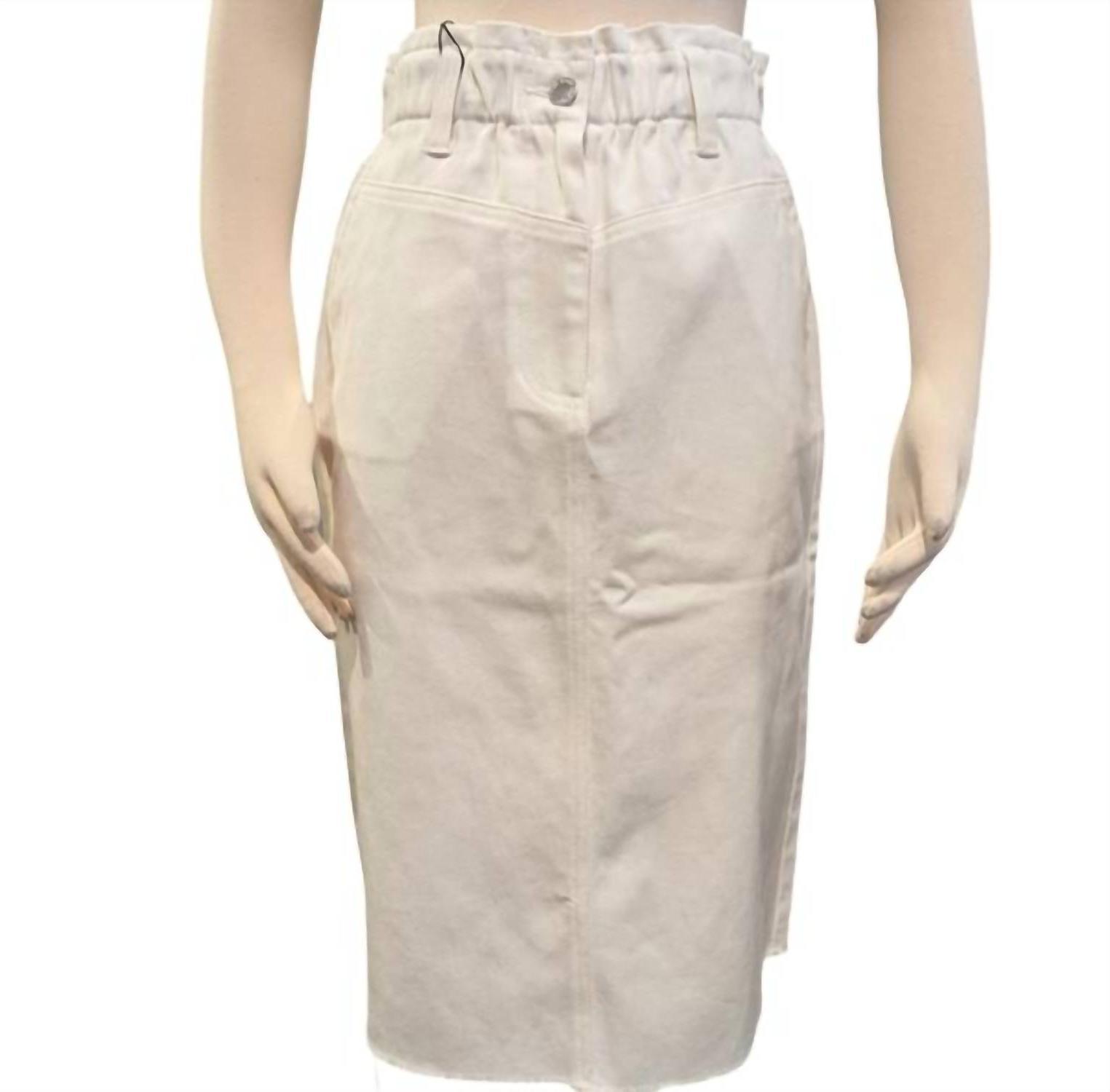 Ichi Women&#39;s Lina Skirt Off White - $56.00