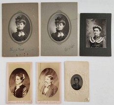 1800s antique TROXELL PHOTOS bucks co pa Addie Annie John Laura Lizzie snyder - £71.40 GBP