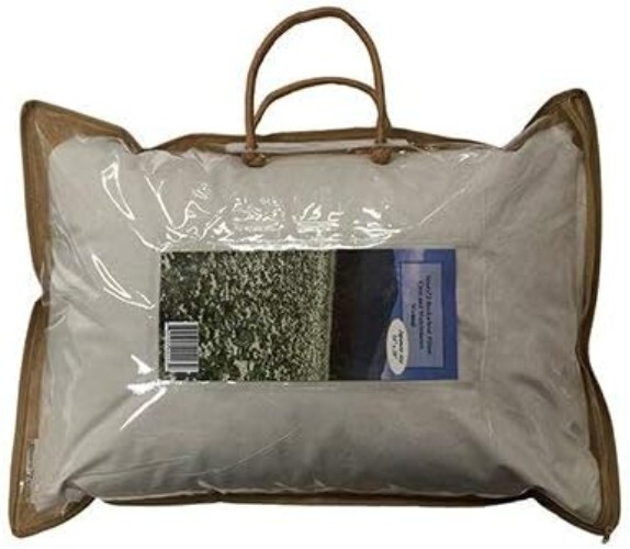Cooling Organic Buckwheat Pillow - 14”x20” Natural Cotton, Extra Firm Item image 6