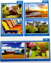 6 Photo Gallery Jigsaw Puzzles - TIGERS, LIGHTHOUSE, FARM, AND MORE - TC... - £11.83 GBP