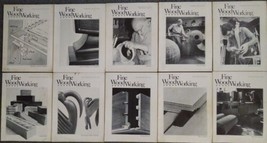 1983-84 Taunton&#39;s Fine Woodworking Magazine Vintage 10 Back Issues Black... - $47.52