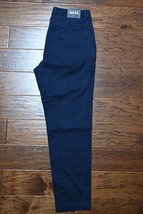 HUGO BOSS Uomo Kane Regular Cotone Elastico Blu Scuro Pantaloni Chino 34R - $64.14