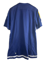 Adidas Hombre Real Sal Lake Pregame de Manga Corta Camiseta Grande, Azul - $32.94