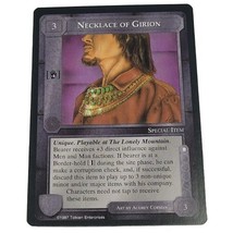 Middle-Earth CCG MECCG Necklace of Girion Against The Shadow ATS LOTR Card  - $2.50