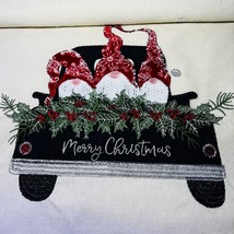 Christmas Table Runner 3 Gnomes In Truck Aspen 14 X 72 Merry Christmas - £23.46 GBP