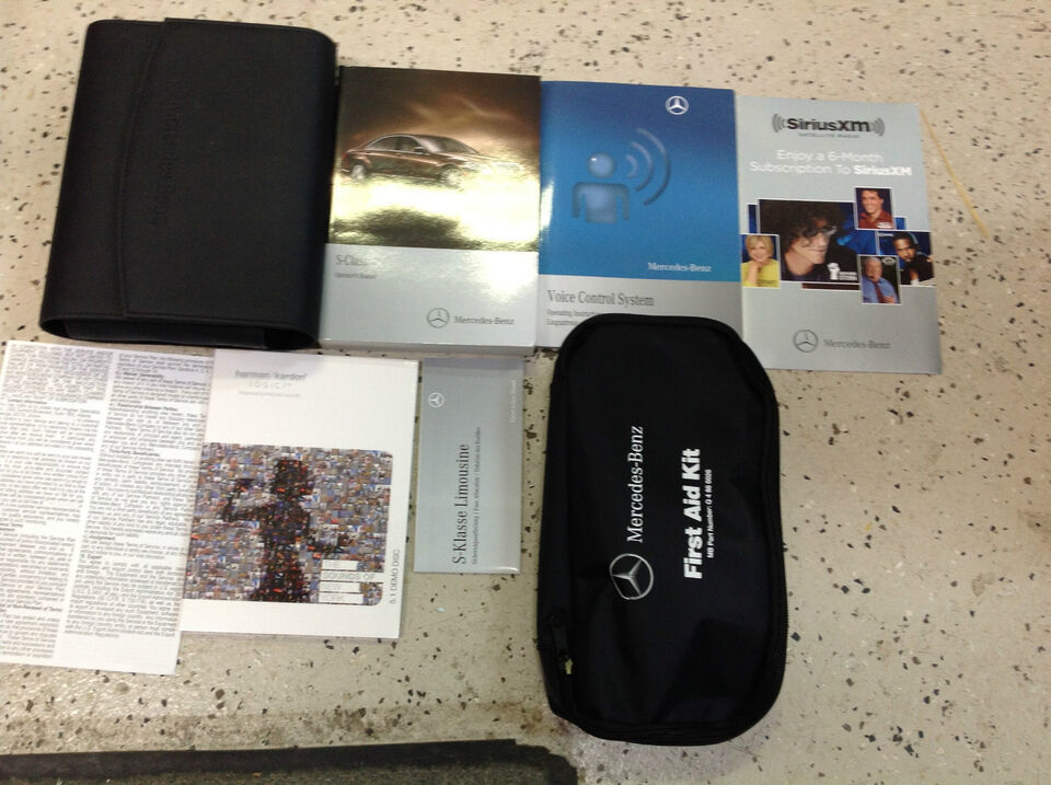 Primary image for 2013 Mercedes Benz S-Class Model Owners Manual Set with Case & OEM 1ST-
show ...