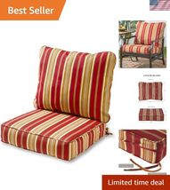Tuscan Stripe Outdoor 2-piece Deep Seat Cushion Set - $130.40