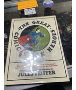 THE GREAT COMIC BOOK HEROES - Jules Feiffer 1965  HARDCOVER  W/ DJ - £16.92 GBP