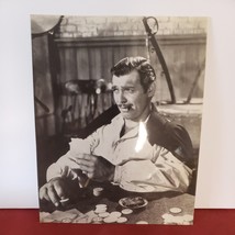 RPPC Clark Gable Giant Postcard Gone With The Wind Black &amp; White 1989  8 x 10 - £10.29 GBP