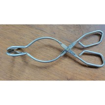 Vintage Ekco A&amp;J 7-3/4&quot; (inch) Stainless Steel Tongs - USA - $13.85