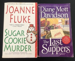 2 Cozy Mysteries Recipes: Sugar Cooke Murder (Fluke) Last Suppers (Mott Davidson - £7.03 GBP