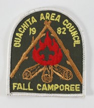 Vintage 1982 Ouachita Area Council Fall Camporee Insignia Boy Scouts BSA Patch - £9.19 GBP