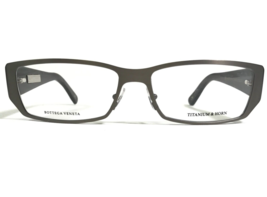 Bottega Veneta Eyeglasses Frames BV83 E20 Brown Horn Gunmetal Grey 56-15... - $55.89