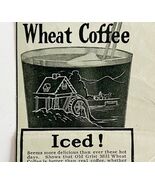 1906 Old Grist Mill Coffee Iced Advertisement Ephemera 3.25 x 4.25&quot; - $28.01 CAD