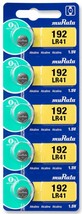 Murata LR41 Battery AG3 392A 1.55V Alkaline Button Cell (10 Batteries) - £5.09 GBP+