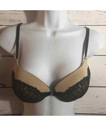 Lily if France black lace nude padded bra 34C - €11,65 EUR