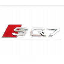 SQ7 Chrome REAR Boot Lid Badge Emblem Audi - £4.71 GBP