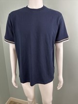 NWT Men&#39;s Ben Sherman S/S Dark Navy Blue Tee T-Shirt Sz Large - £23.29 GBP