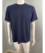 NWT Men's Ben Sherman S/S Dark Navy Blue Tee T-Shirt Sz Large - £23.28 GBP