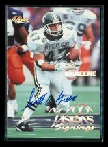 Vintage 1996 Classic Visions Autograph Football Card Scott Greene Panthers - L - £9.91 GBP