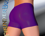 ThunderBox Faux Latex Plum Gladiator Shorts S-M-L-XL - $30.00