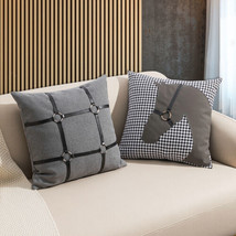 18x18in Luxury Throw Pillow Covers Sofa Cushion Case Outdoor Indoor Decorative - £14.03 GBP+