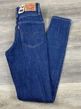 NWT Levi&#39;s 721 Womens 24  -High Rise Skinny Jeans Blue Denim Pants NEW WITH TAGS - £22.16 GBP