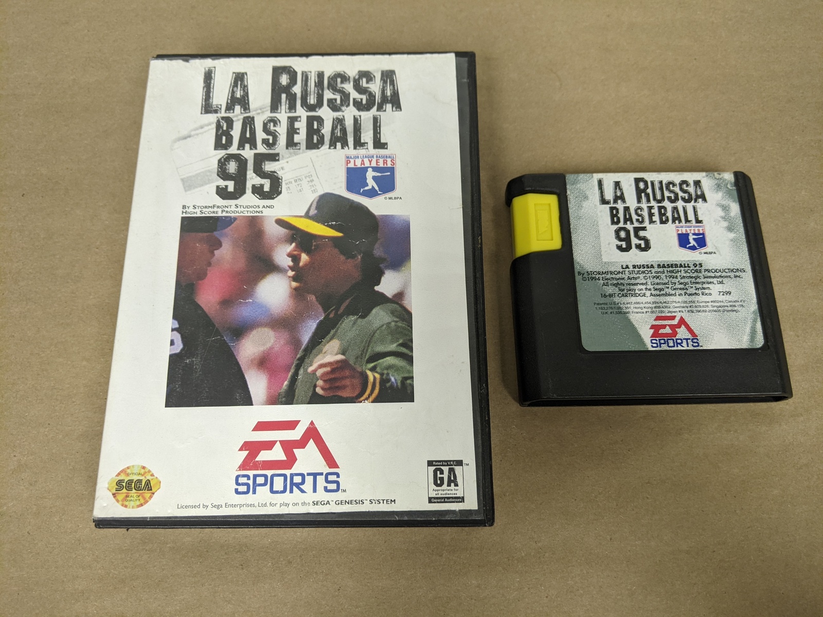 Primary image for La Russa Baseball 95 Sega Genesis Cartridge and Case