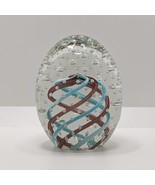 Murano Fratelli Toso Paperweight, Art Glass, Twisted Murrine, Bullicante... - £33.78 GBP