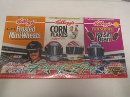 KELLOGG&#39;S Cereal Box RACING PACK 1997 Earnhardt Labonte Gordon Jarrett SET - $14.35